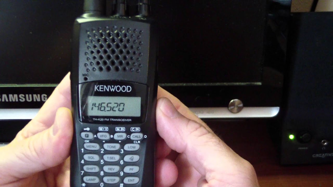 Kenwood TH K20 programming