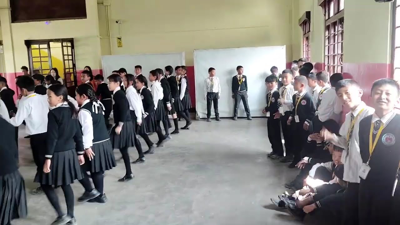 Little 🤏 one's preparing for sports ⚽🏀🏈⚾. Don Bosco Higher Secondary School Kohima
