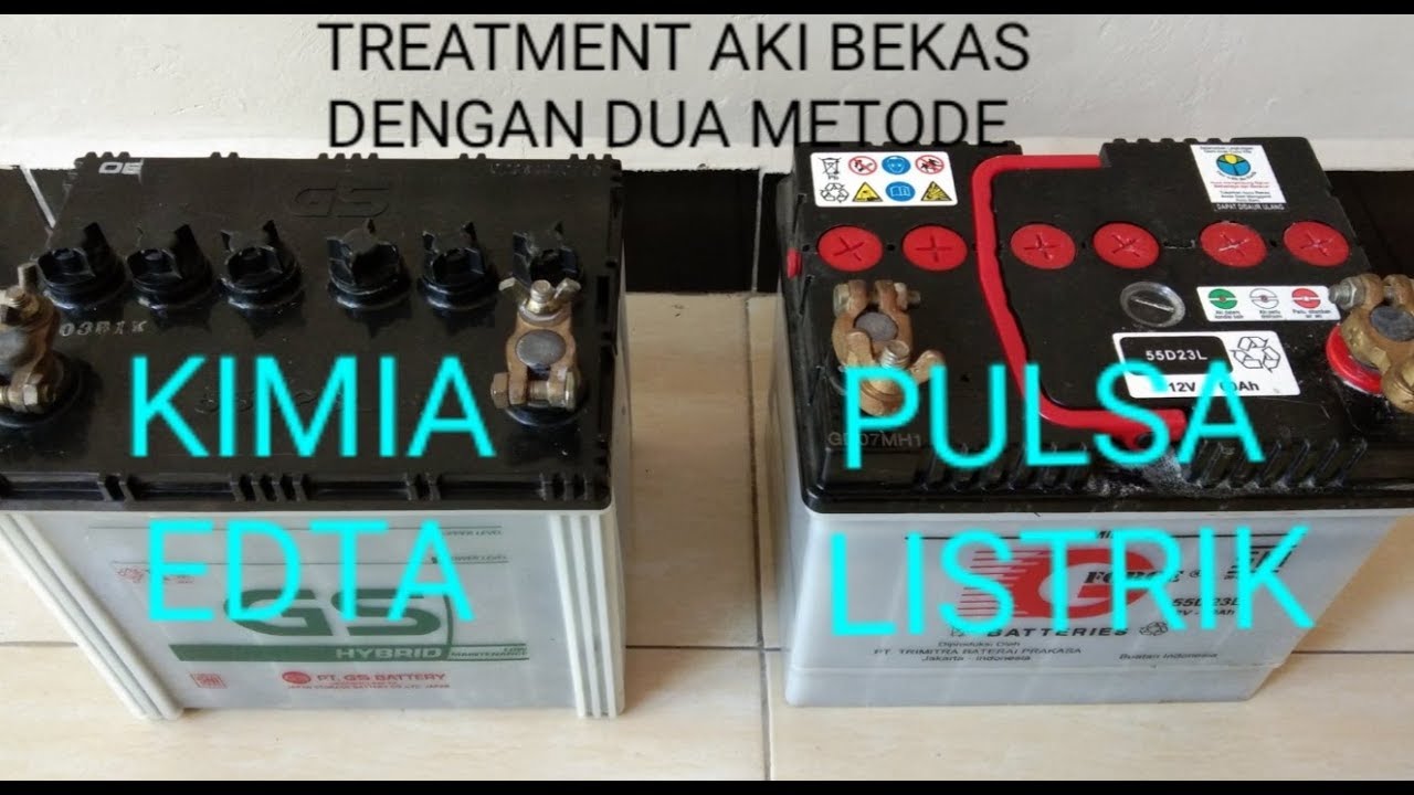 Memperbaiki Aki/Battery Bekas Dengan Dua Metode (Kimia & Pulsa Listrik)