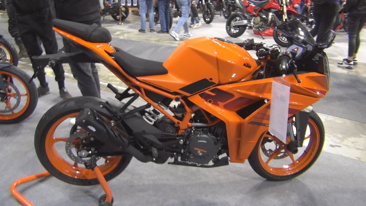KTM RC 390 Motorcycle (2024) Exterior and Interior