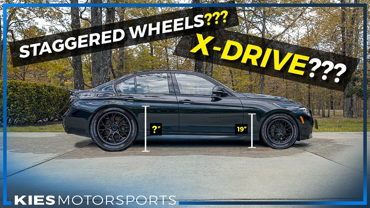 Can you SAFELY run STAGGERED WHEELS on an xDrive BMW?!
