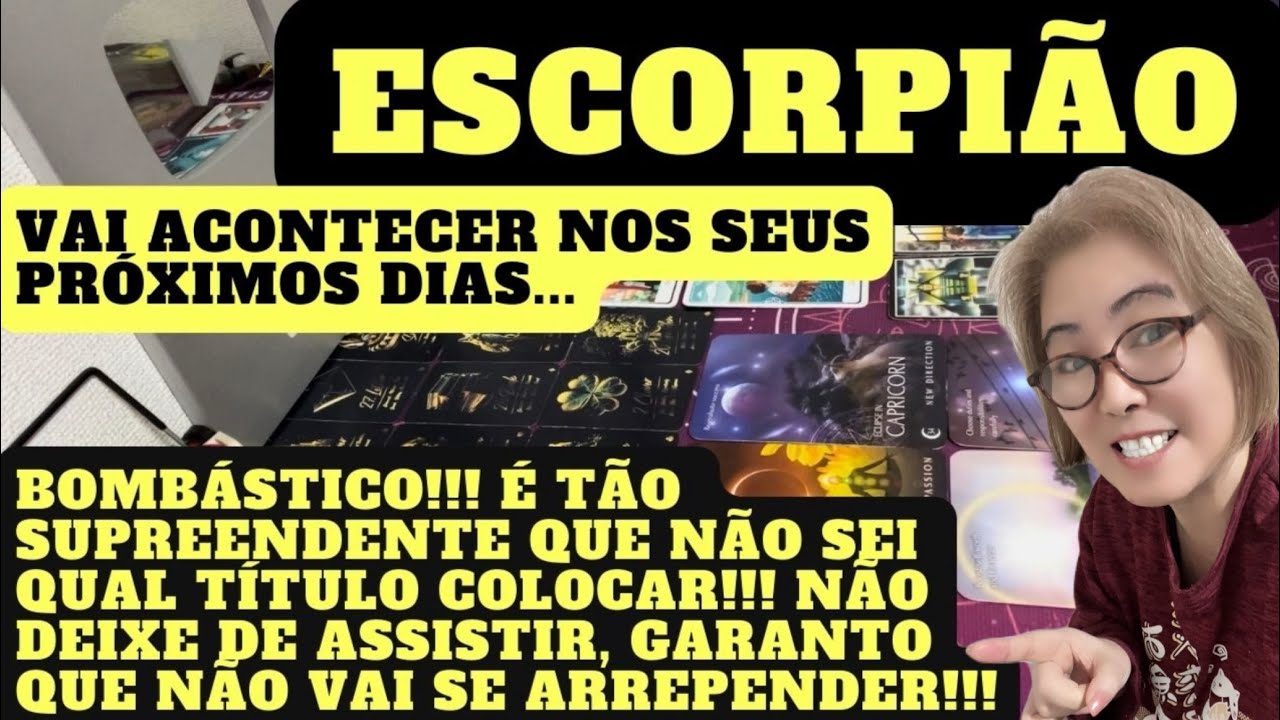 ♏️ ESCORPIÃO BOMBÁSTICO!! É TÃO SURPREENDENTE QUE NÃO SEI QUE TÍTULO COLOCAR!!!