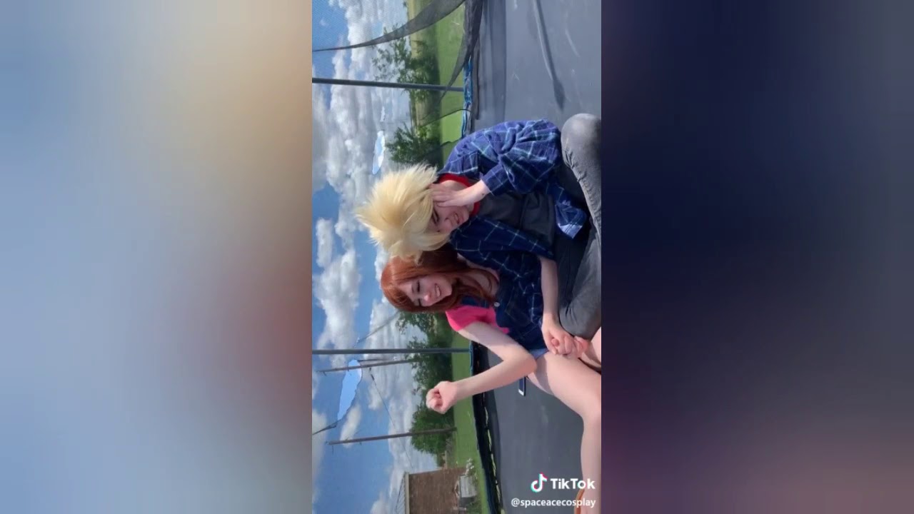 Kacchaco/uraraka and bakugou mha/bhna cosplay tik tok