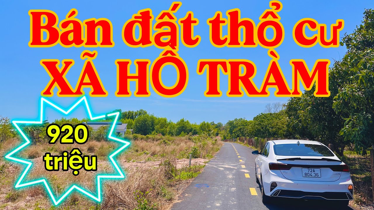 #618 Bán đất gần biển Hồ Tràm giá rẻ | Đất thổ cư, vị trí tiềm năng | Cách DT998 chỉ 700m | #BRVT 