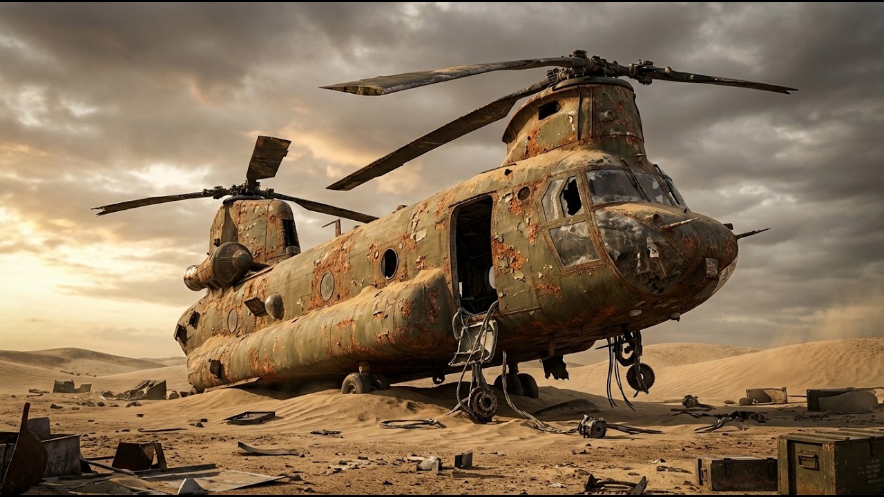 ASMR Helicopter Restoration! CH 47 Chinook Full Restoration