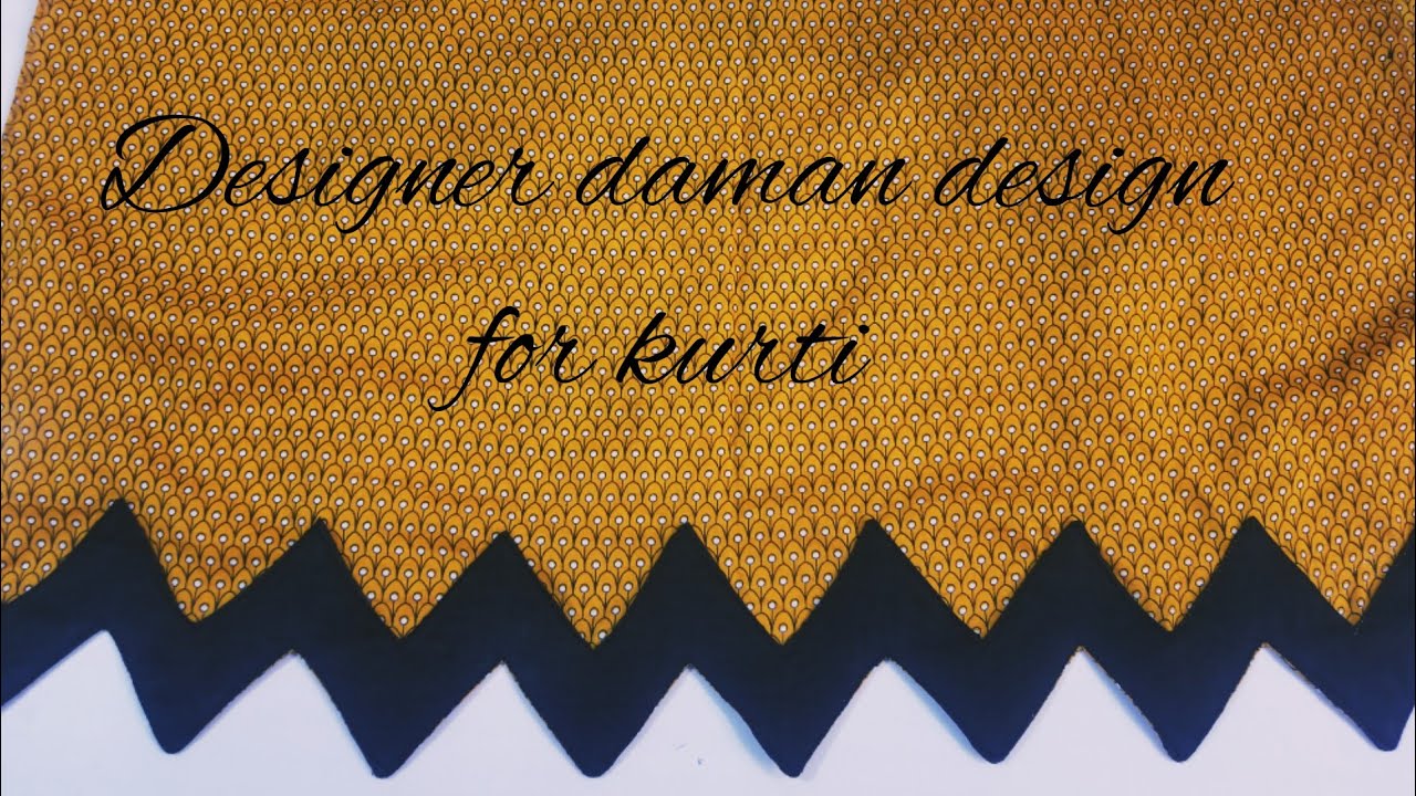Latest Trendy Daman Design for Kurti