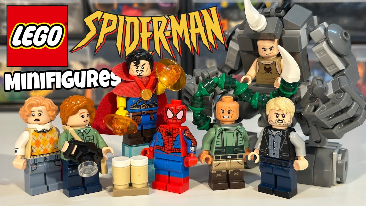 Минифигурки Lego Spider-Man! | Lego Spider-Man: Квартира Питера Паркера, эпизод 5