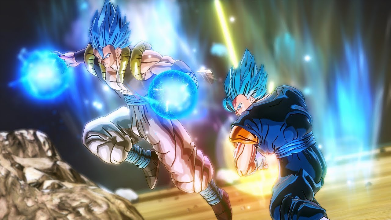 SSB Gogeta & SSB Vegito FUSION! God Kamehameha! - Dragon Ball Xenoverse 2