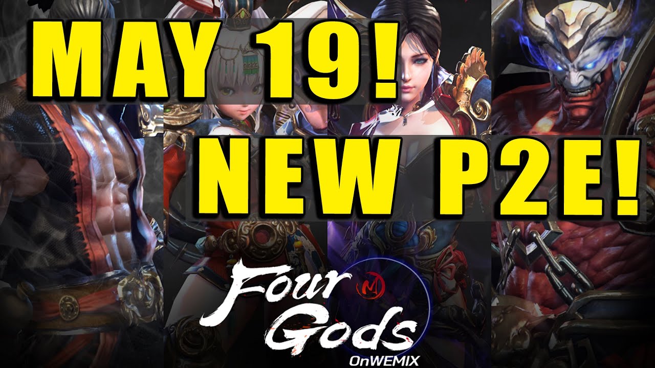 NEW MIR4?  Four Gods on WEMIX!  New P2E Blockchain Game Featuring NFTs and LUX Token! Steal Gems!