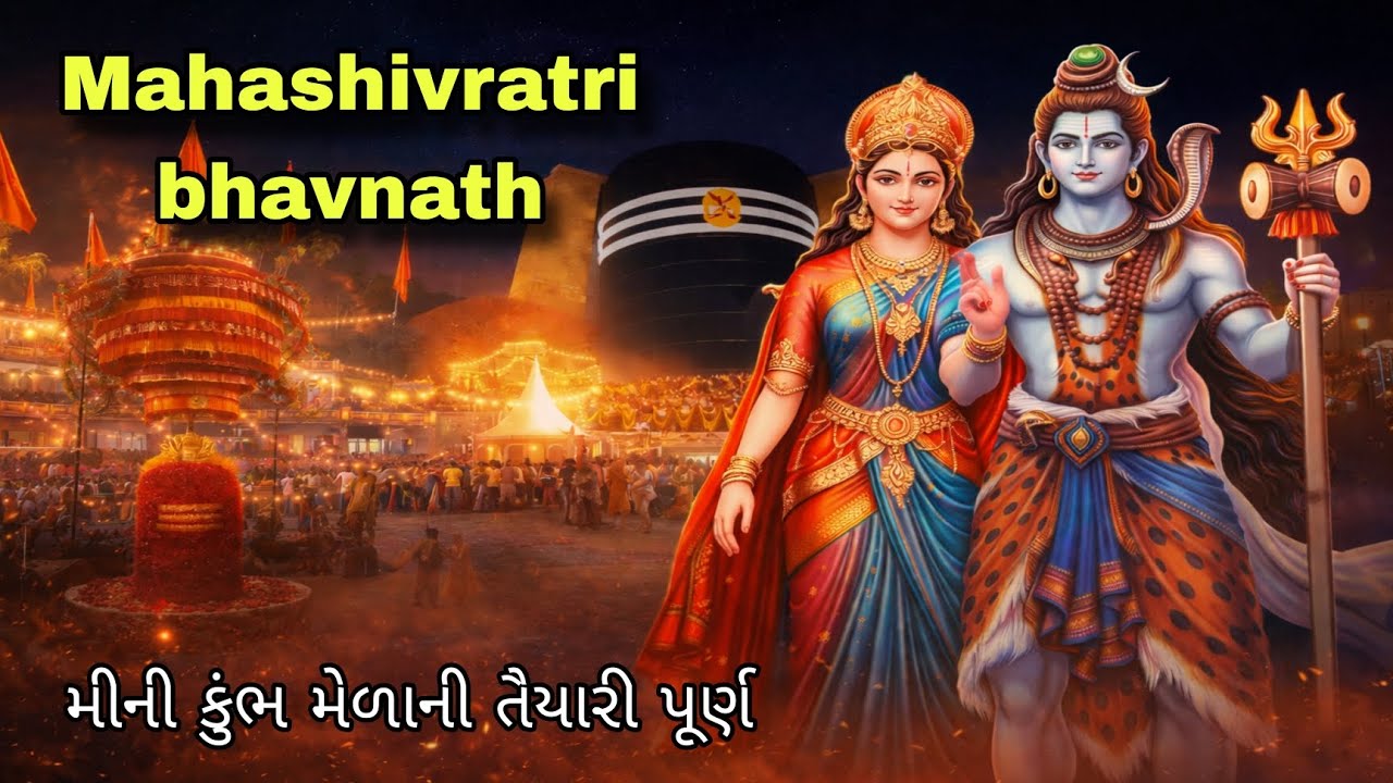 જુનાગઢ ભવનાથ મીની કુંભ મેળો 2026 🚩 | અદભૂત તૈયારી પૂર્ણ | ભવ્ય સાંસ્કૃતિક કાર્યક્રમ અને ડમરુ યાત્રા