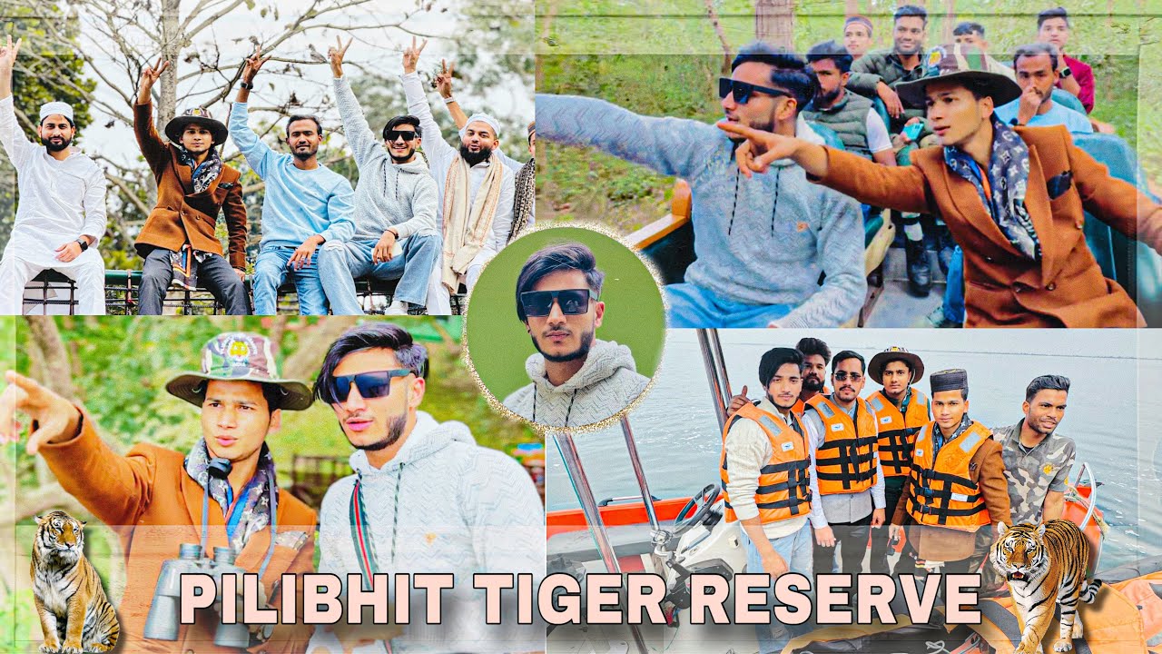 Pilibhit Tiger Reserve 🐯 phuch gye 🙌🥳🕊️|| Kaif Bhai full Team Ke Sath 🤩