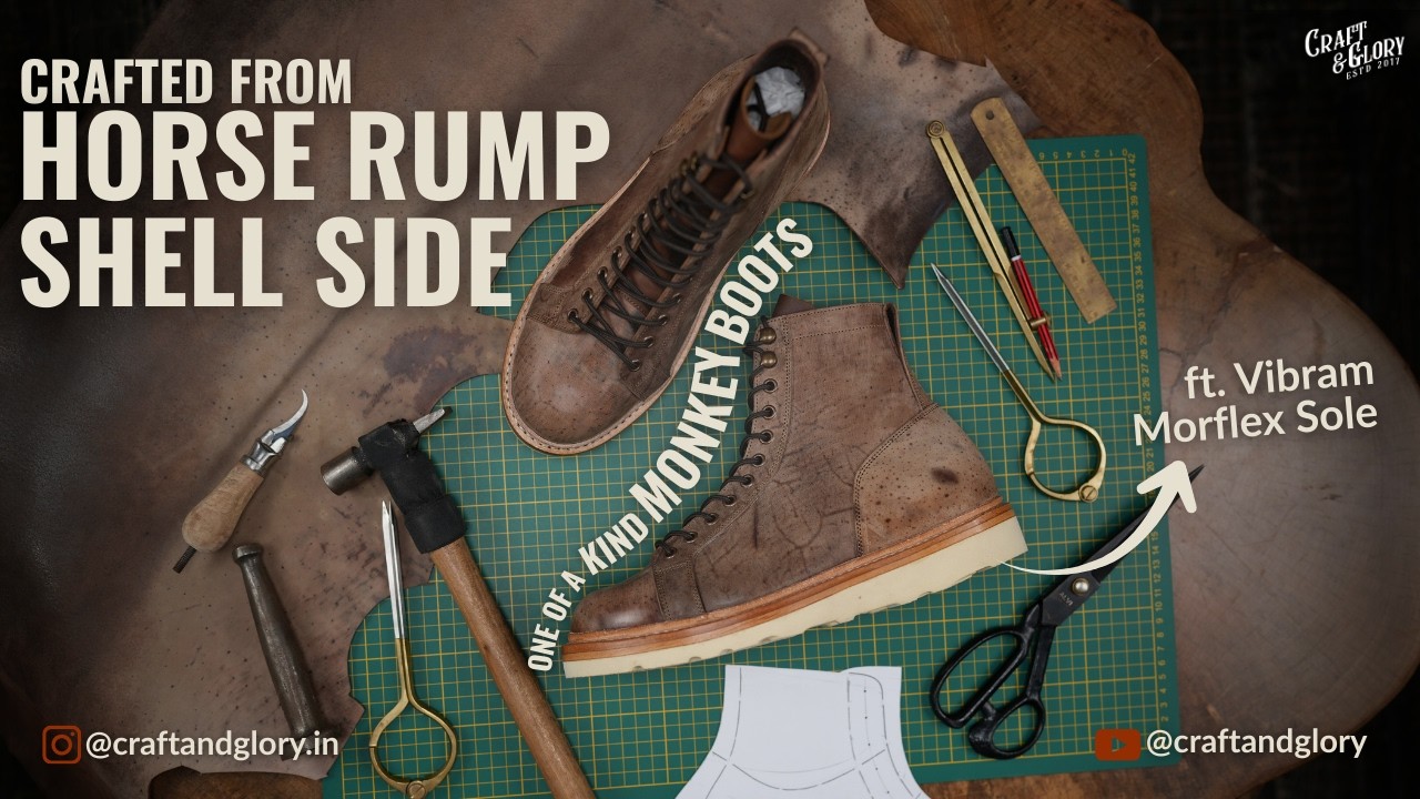 One-of-a-Kind Monkey Boots | Handcrafted from Horse Rump shell side