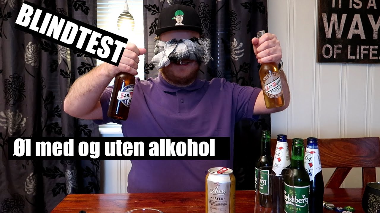 Øl med og uten alkohol! - Smaker jeg forskjell? (Blindtest)