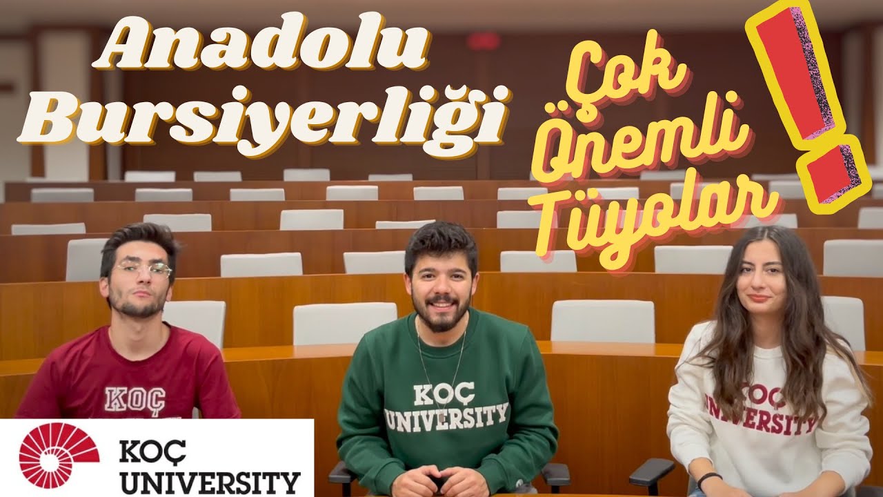 Koç Üniversitesinde Ücretsiz Okumak❗️| Anadolu Bursiyerliği | Çok Önemli Tüyolar❗️|#koçüniversitesi