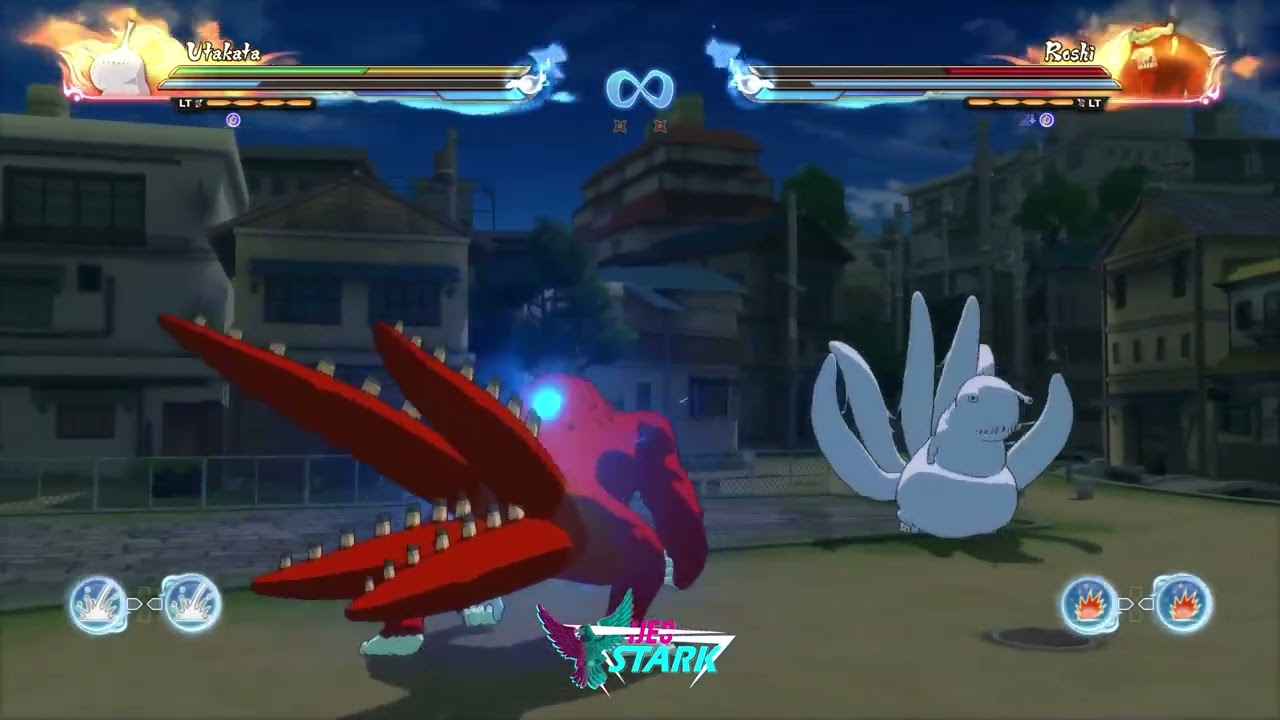JINCHURIKI FIGHT - SAIKEN 6 TAILS VS SON GOKU 4 TAILS