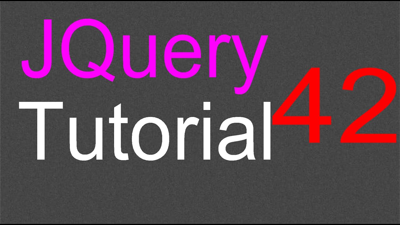 jQuery Tutorial for Beginners - 42 - Message box Options