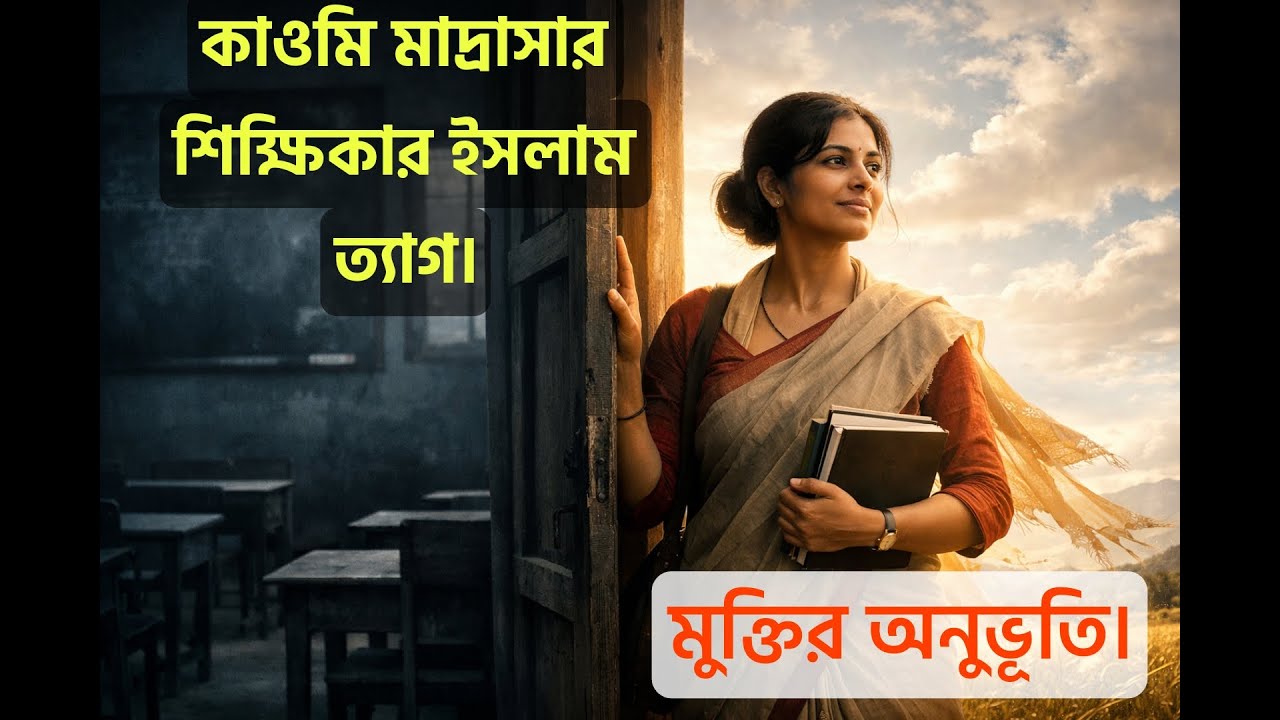 মাদ্রাসার শিক্ষিকার ইসলাম ত্যাগ। মুক্তির অনুভূতি। আসাদ নূর। সংশয়।