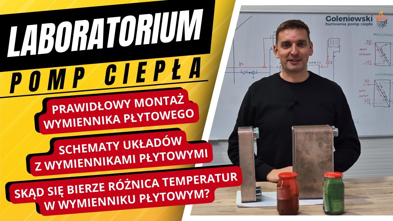 Wymienniki płytowe w układzie z pompami ciepła - jak montować?  Schematy, porady, testy!