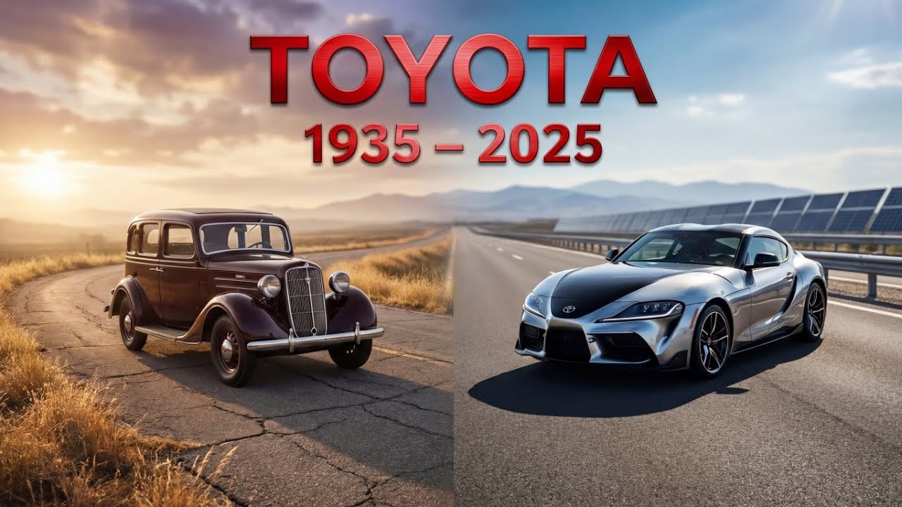 Toyota Car Evolution 1935 to 2050 From Humble Beginnings to Global Giant