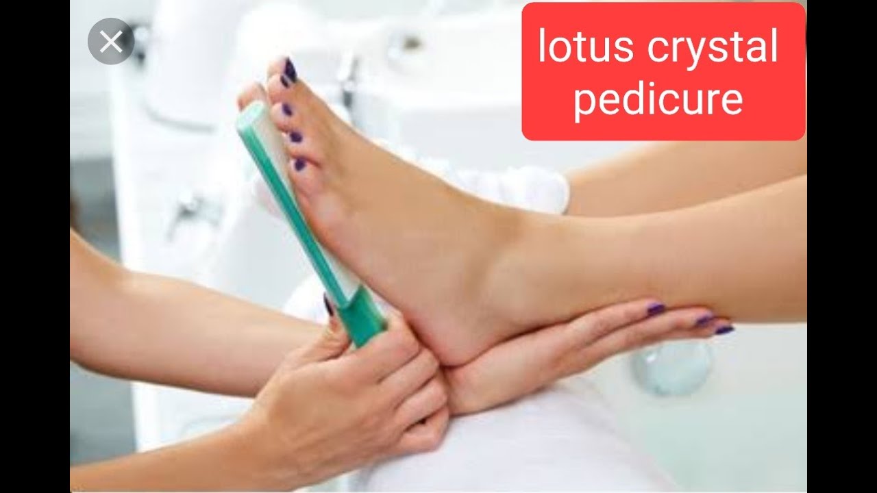 Lotus Crystal Spa Pedicure Tutorial step by step for beginners