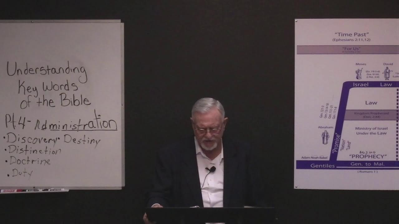 Understanding Key Words of the Bible: Pt. 4-Administration