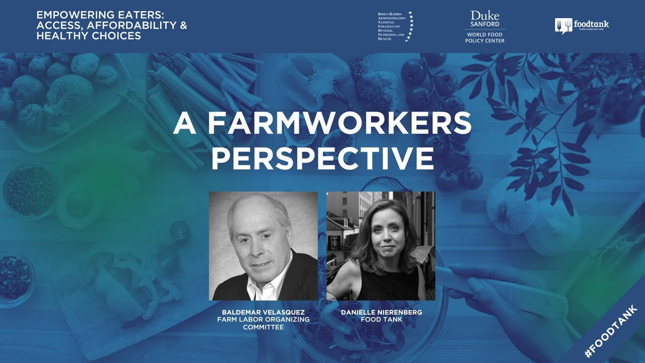 “A Farmworkers Perspective” with Baldemar Velasquez, Farm Labor Organizing Committee (Food Tank '24)