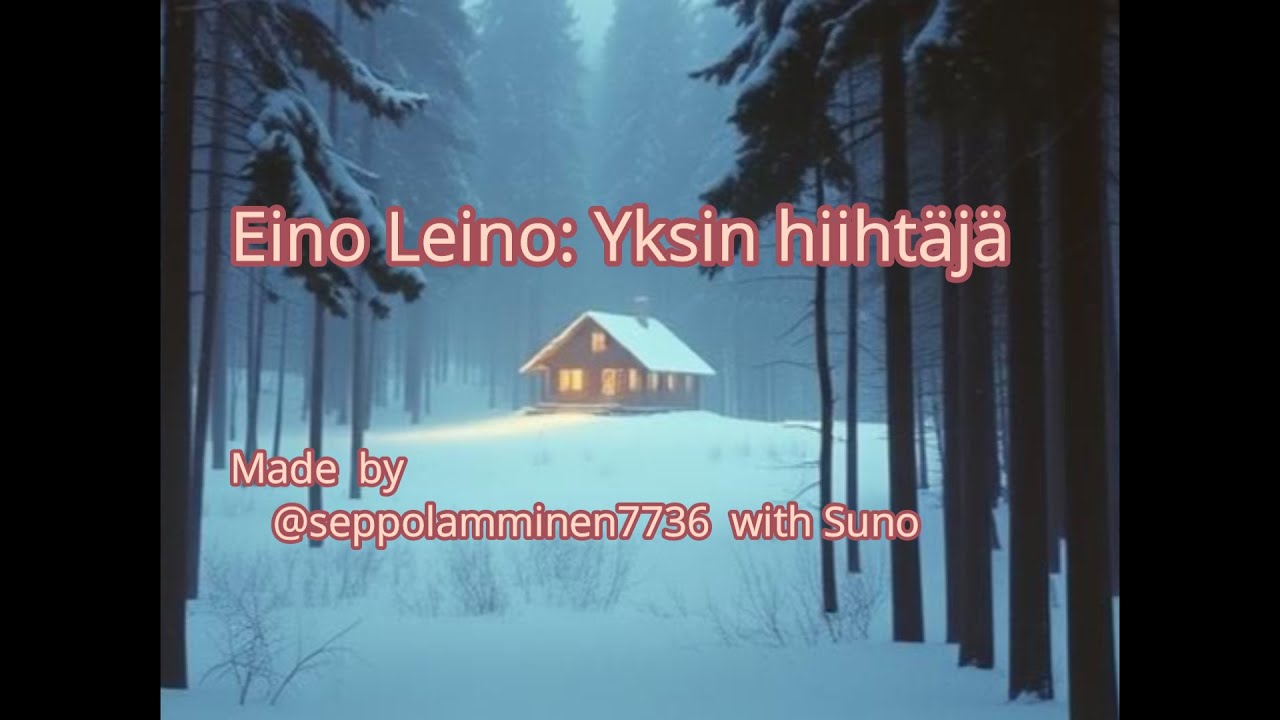 Eino Leino - Yksin hiihtäjä  (uusi versio)