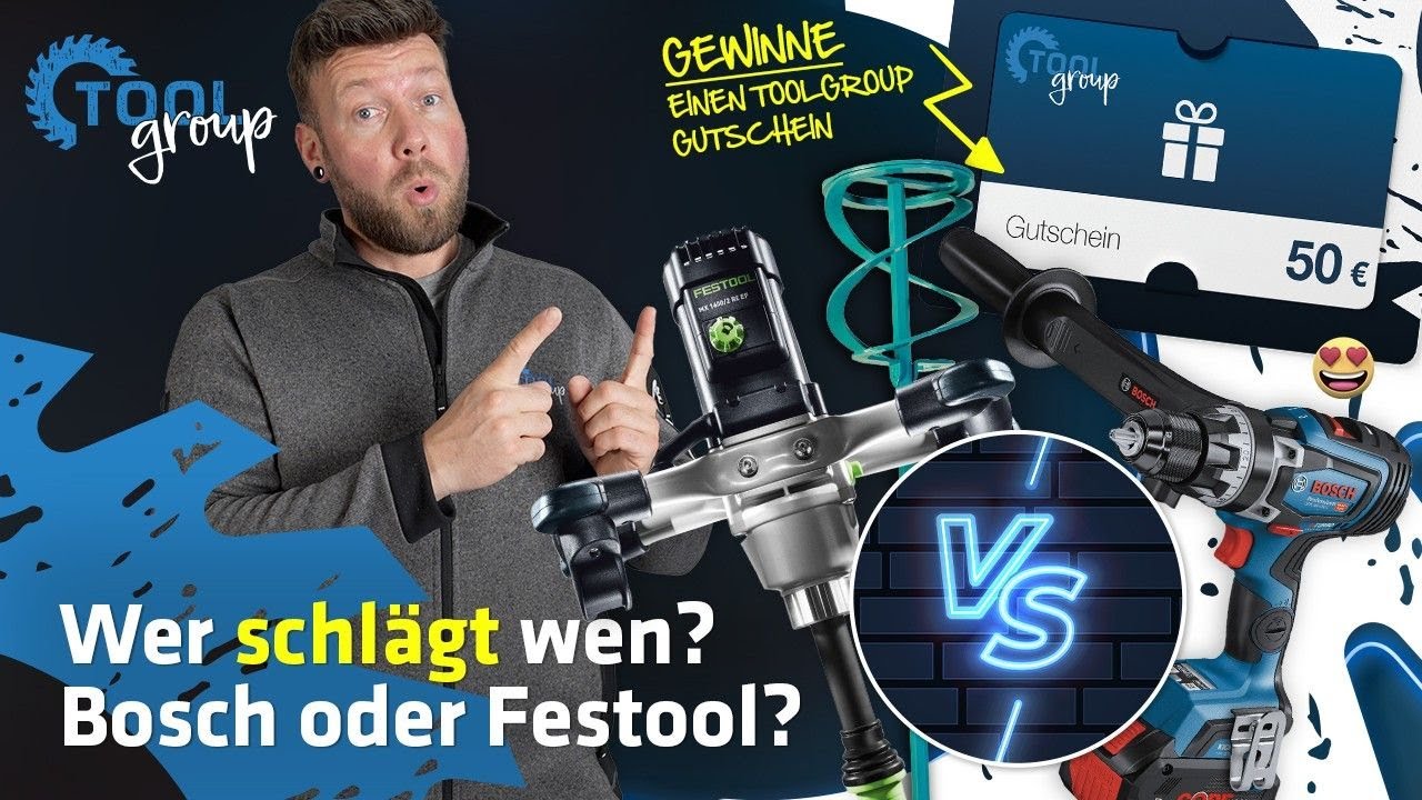 Welches R&uuml;hrger&auml;t ist st&auml;rker? Der Bosch GSR 18V-150C oder Festool MC 1600/2 RE EF HS3R?|| ToolGroup