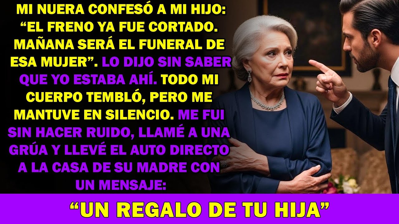 Volví a casa y oí a mi nuera planear mi funeral con mi hijo… mi decisión la dejó pálida.