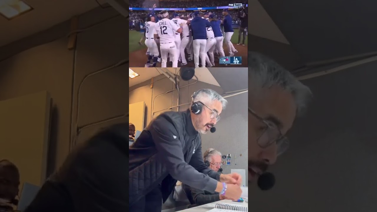 Финал третьей игры Мировой серии, проведённый Стивеном Нельсоном, был эпическим 👏 (через @dodgers...