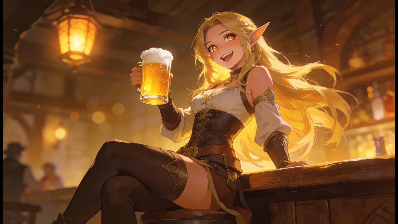 Winter Medieval Tavern Fantasy Music | D&D Cozy Tavern Ambience for Sleep, Study & Relaxation