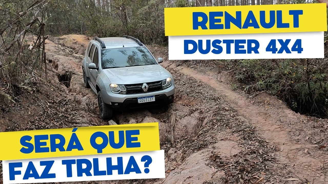 Renault Duster 4x4 fazendo trilha em Ibitipoca MG.