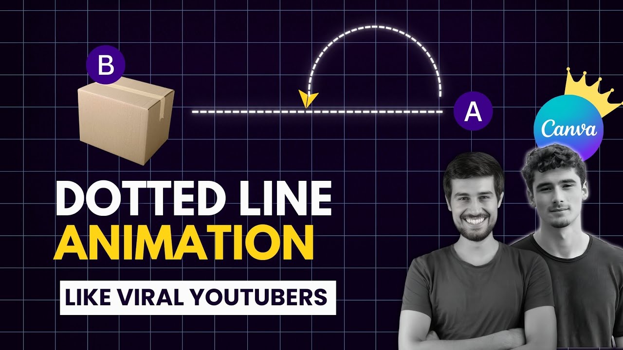 How to Make VIRAL Dotted Line Animation In CANVA | Step-by-Step Guide