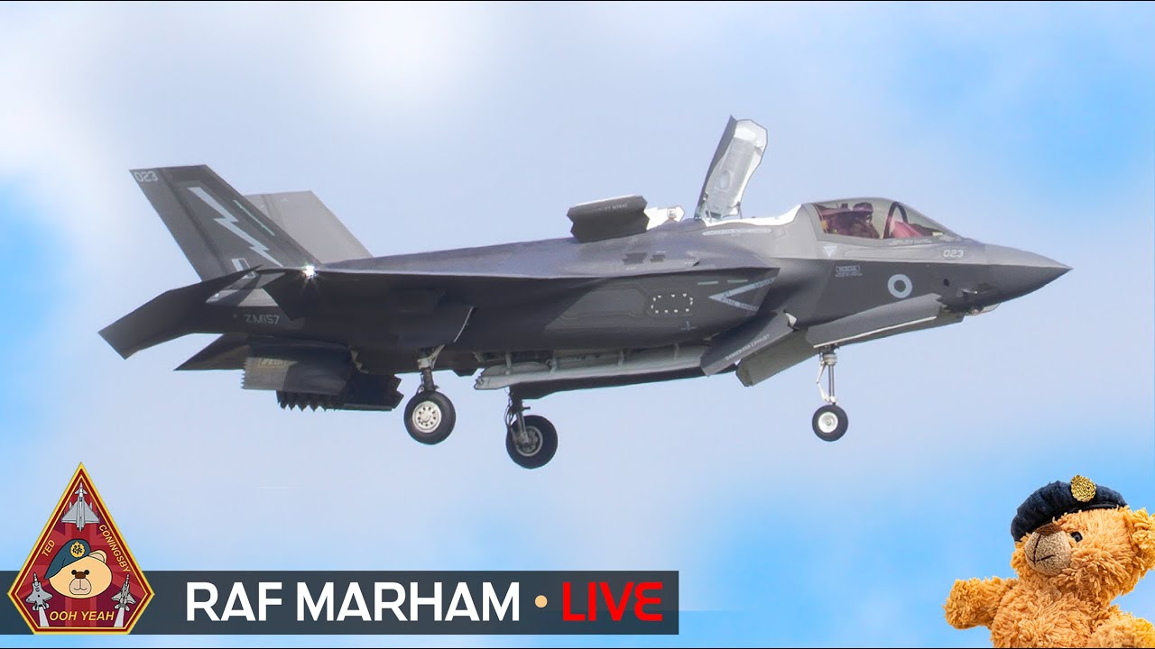 LIVE STEALTH FIGHTER F-35B ACTION 617 DAMBUSTERS SQN, 207 SQN & 809 NAS •  RAF MARHAM 26.06.24