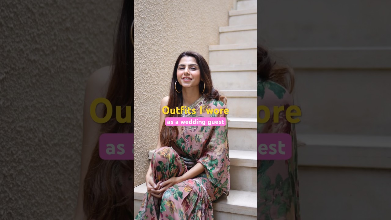 MY WEDDING guest OUTFITS! 😍#indianwedding #weddingoutfits