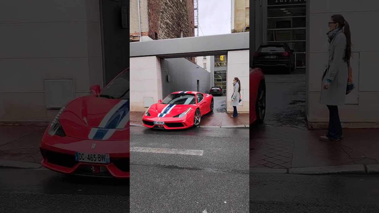 Ferrari 488 Pista and 458 Speciale in Paris