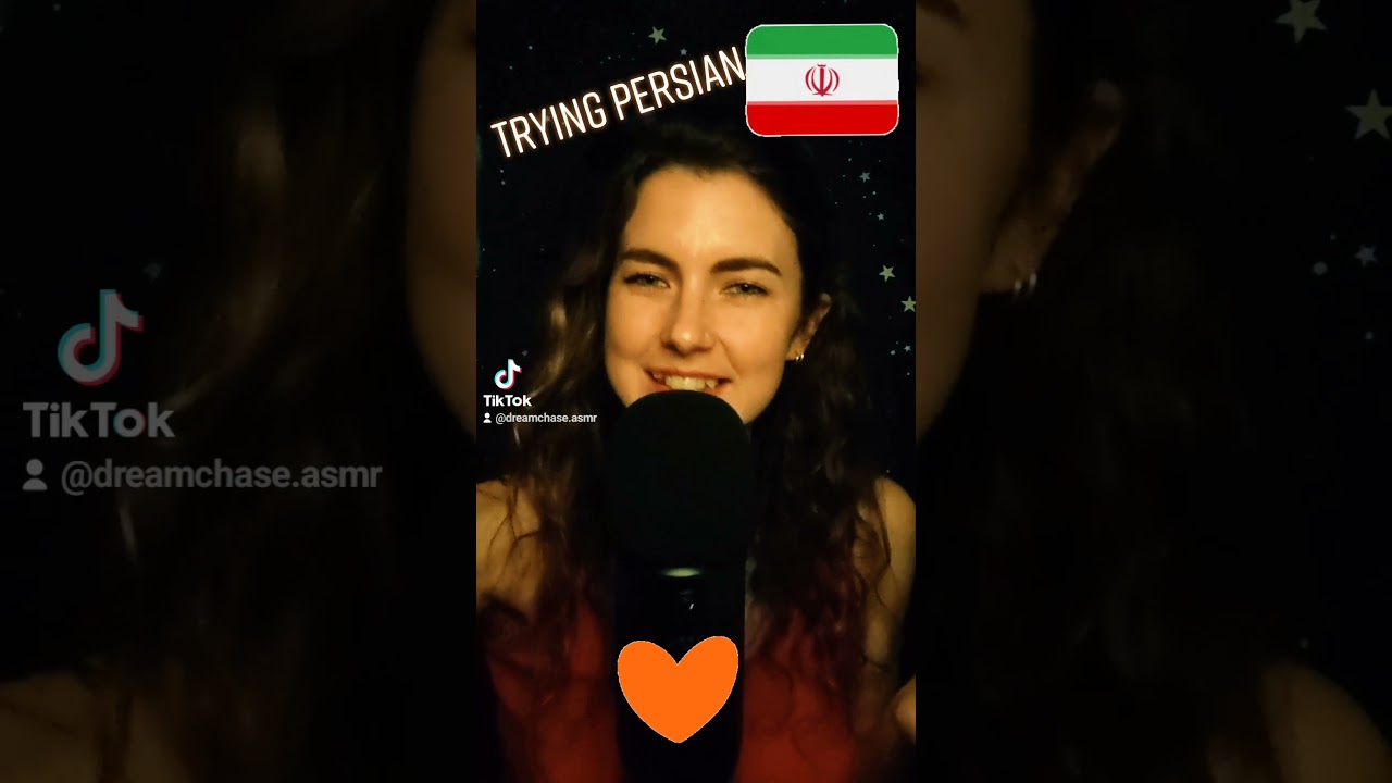 Persian/Farsi asmr from tiktok 🧡🇮🇷 shall I do more Persian? #asmr #asmrshorts #persianasmr