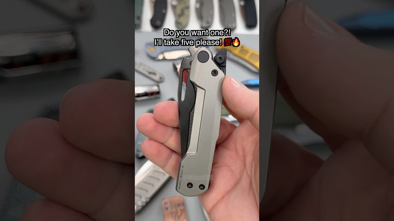 NAJDZIKSZY n&oacute;ż, jaki kiedykolwiek widziałeś? 💯🤯 Winterbladeco X-Folder! #szorty