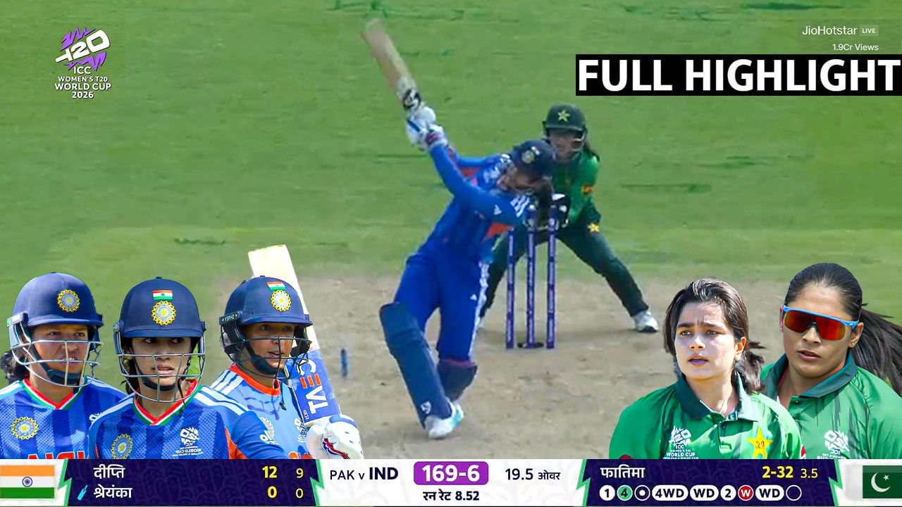 India Women vs Pakistan Women T20 World Cup 2026 Full Highlights | Ind W vs Pak W Full Highlights