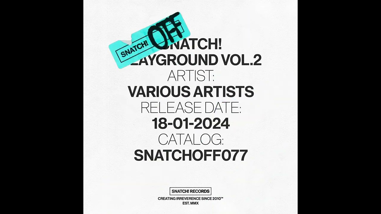 Ciclo - Groove Is Back (Original Mix) [Snatch! Records]