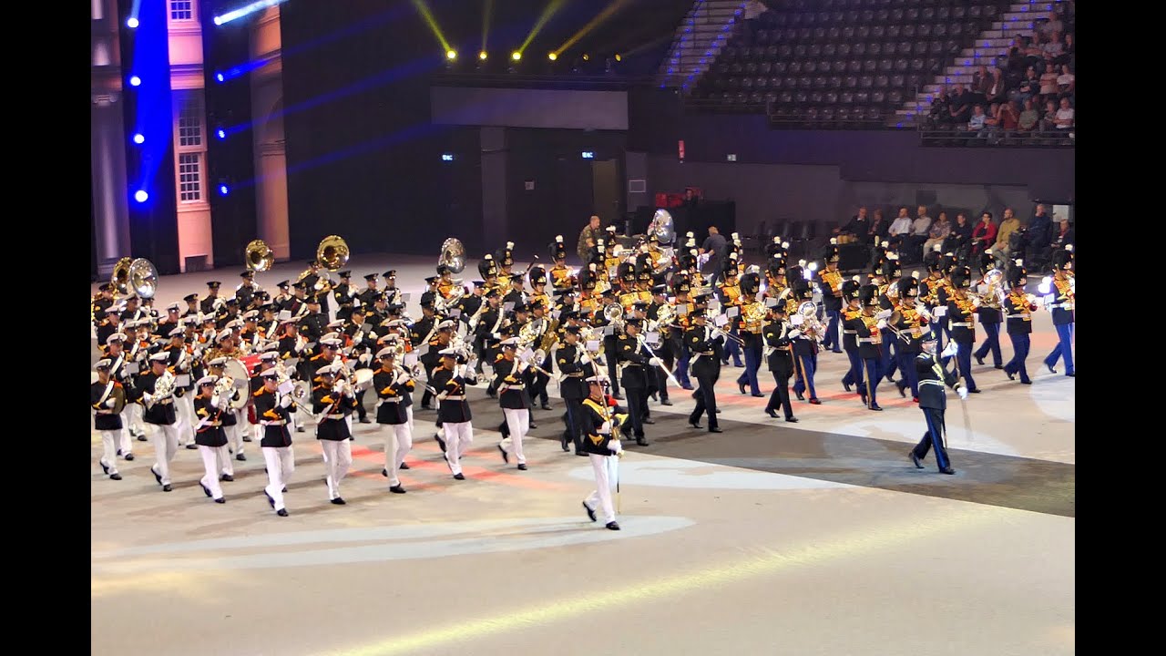 "Dronning Margrethe Il's Parademarch" -  Taptoe 2023 - KMKJWF - MARKAP - KLU- Ahoy Rotterdam