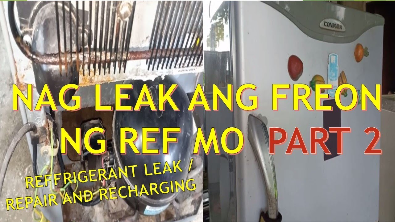 Refrigerator Not Cooling Repair / Freon Leaks PART 2.
