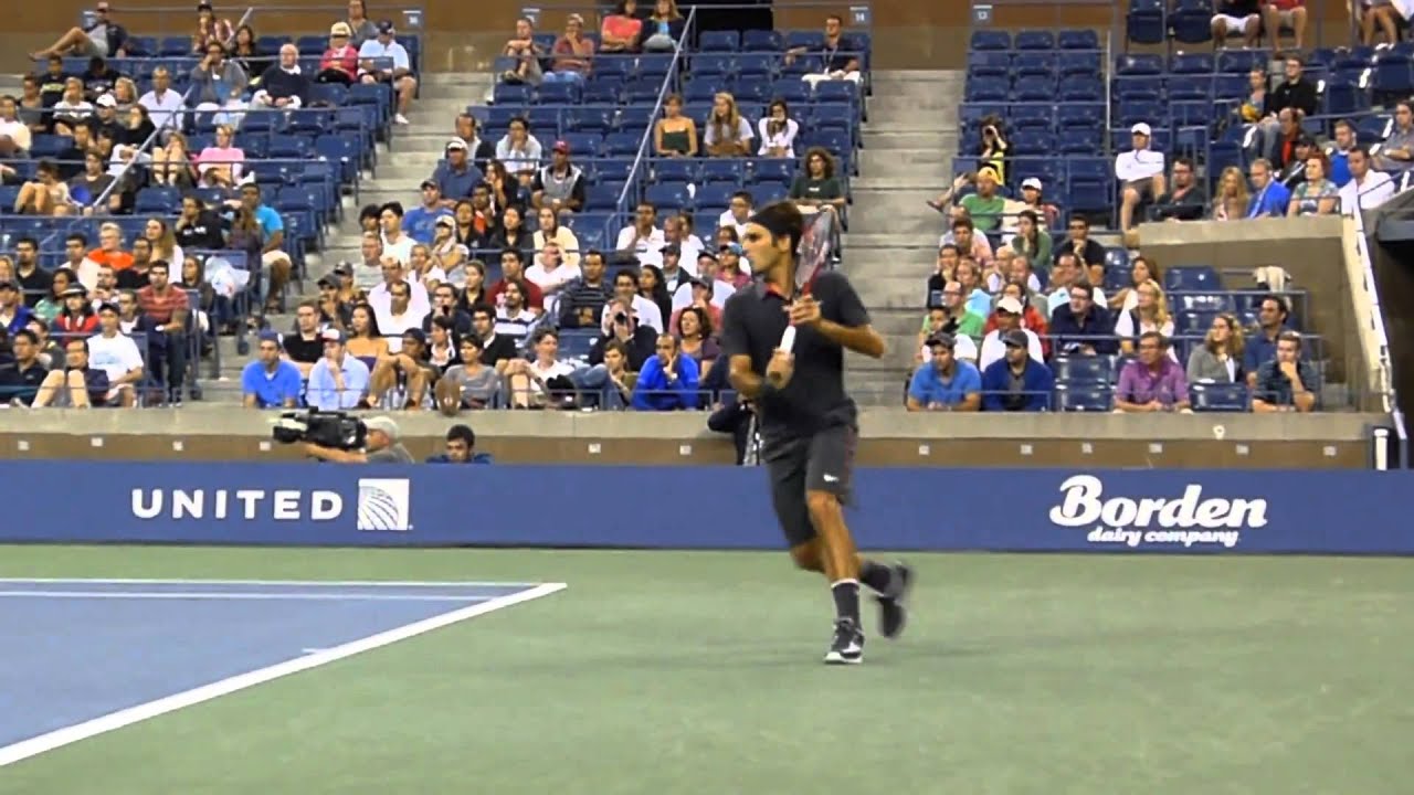 Roger Federer, Front Row Camera Angle HD