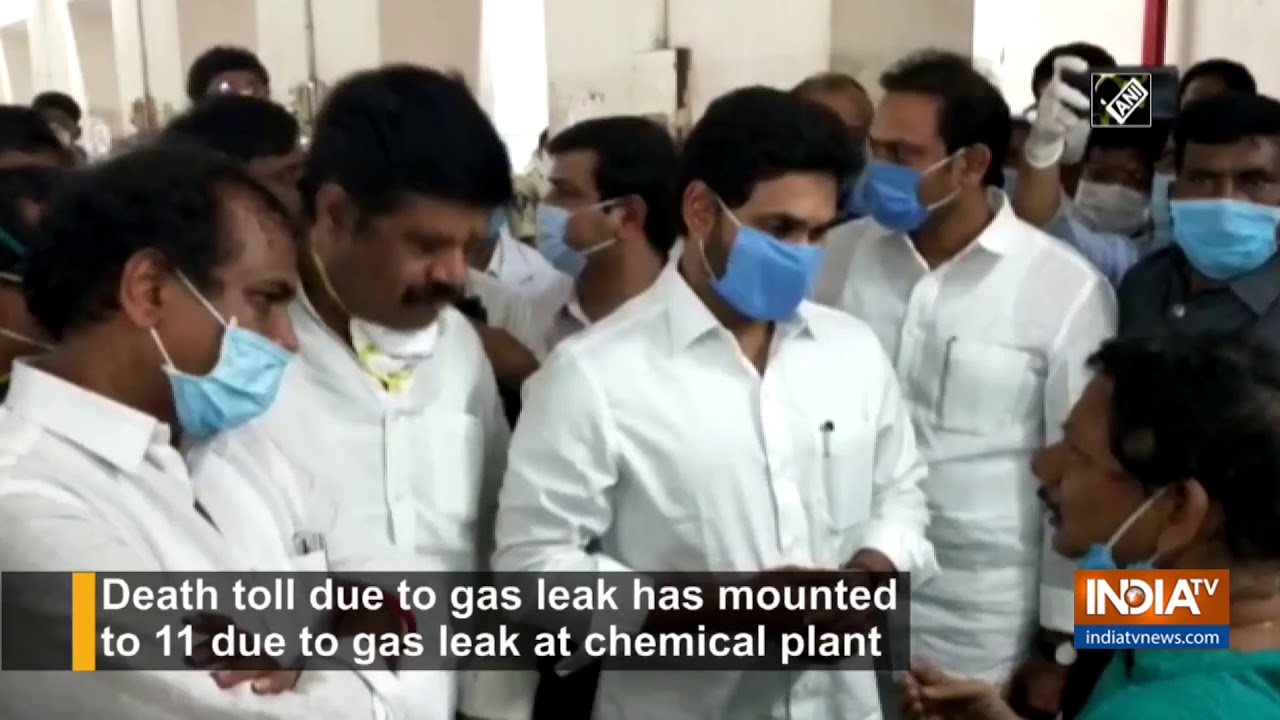 Visakhapatnam gas leak: CM Jagan Mohan Reddy meets victims at hospital