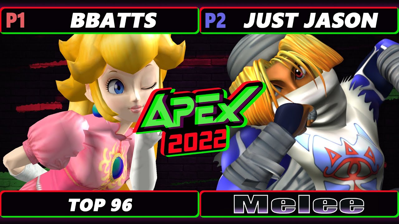 Apex 2022 - Bbatts (Peach) Vs. Just Jason (Sheik) SSBU Ultimate Tournament