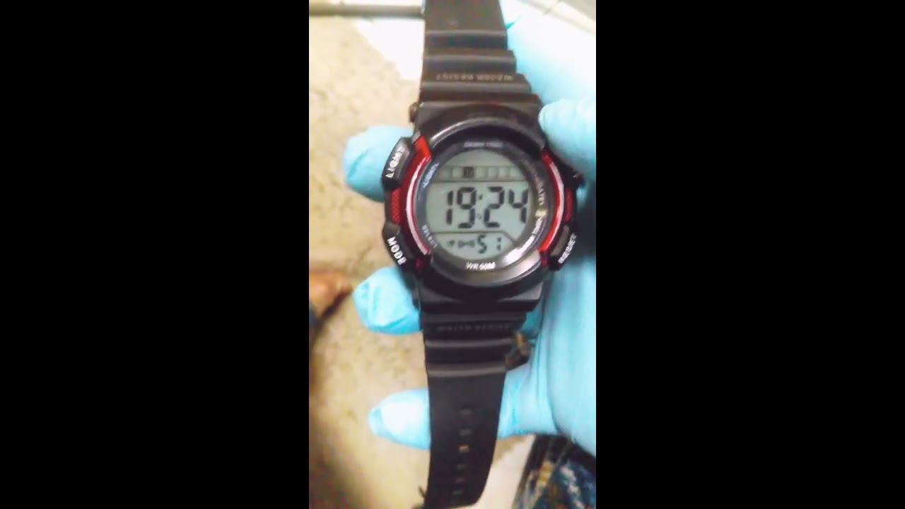 How too change a watch from military time 24 hours too standard
