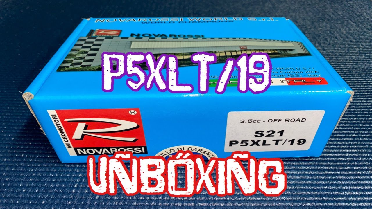 Part 1 Unbox & take apart this Novarossi .21 P5 engine step by step