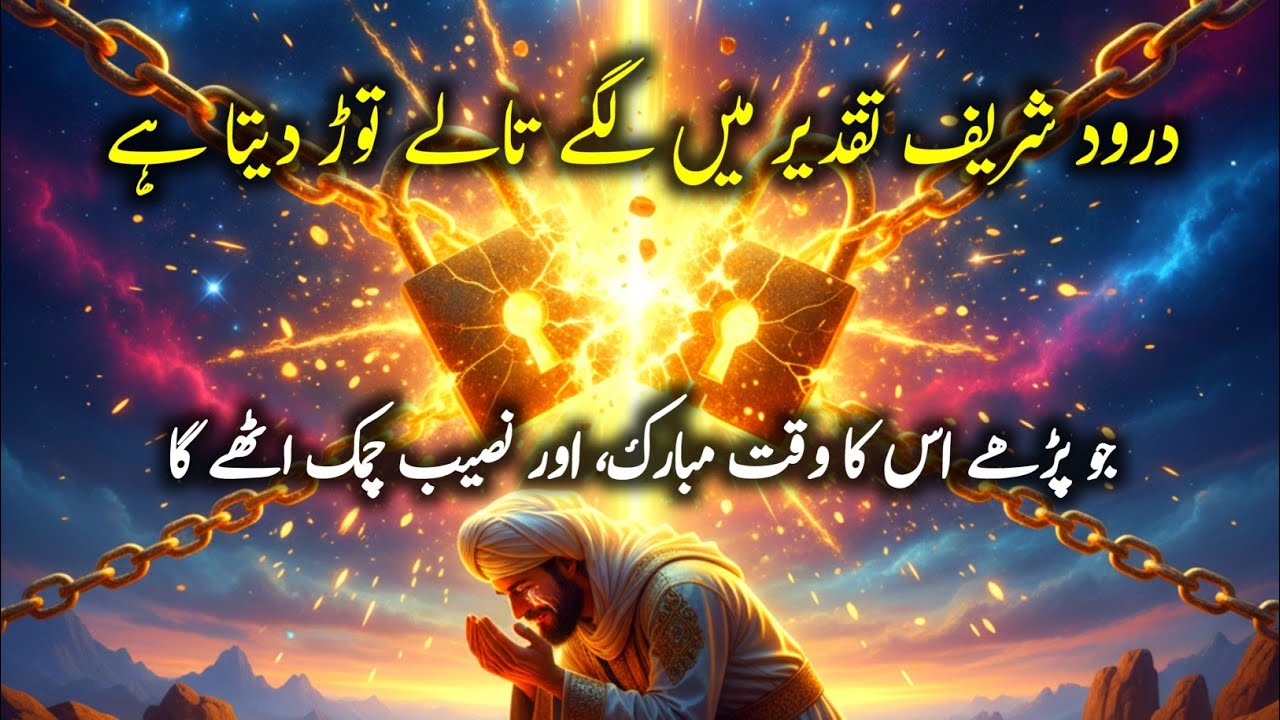 ‎durood sharif taqdeer me lage taale tod deta he