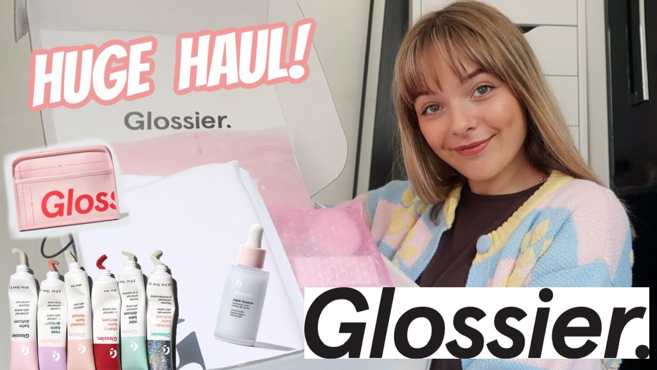 HUGE GLOSSIER HAUL | MAKE UP, SKINCARE & CLOTHING