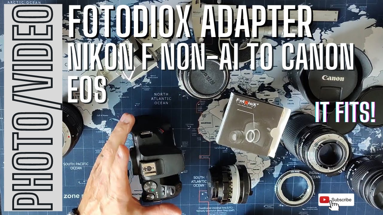 Fotodiox adapter on a non compatible Nikon non AI lens -  it works